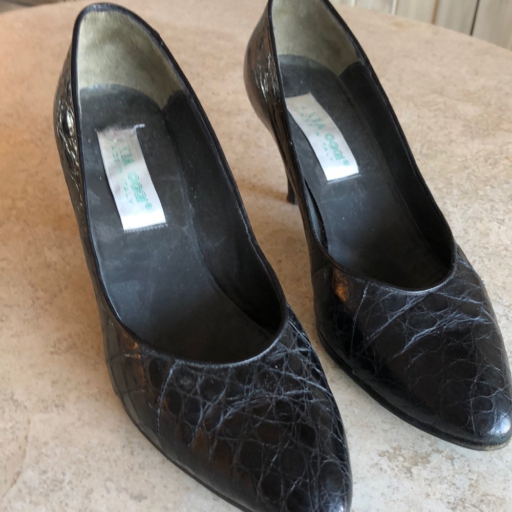 High heel pumps in real COVID Ike made in Italy
